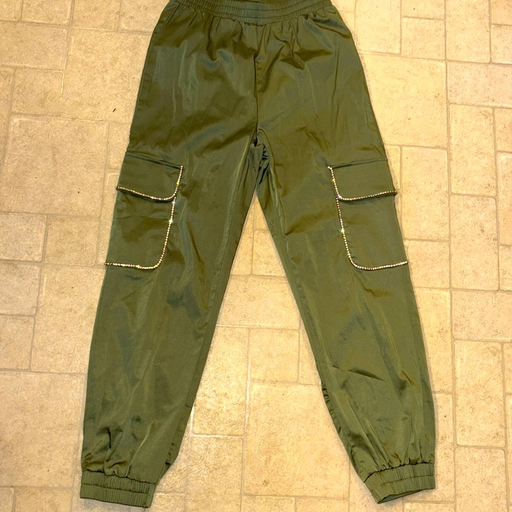 Boutique, cargo bling pants